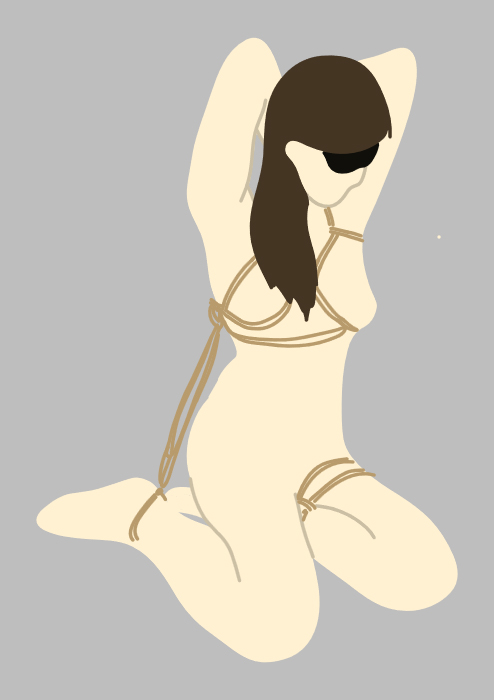 Back spelt with rope
